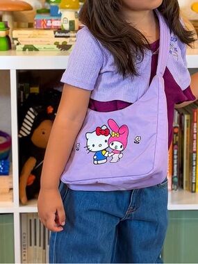 Hello Kitty & My Melody x Baggu Mini Nylon Shoulder Bag